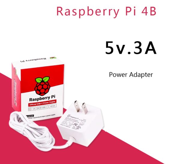 Nguồn Chính Hãng Official Raspberry Pi Power Supply 5.1VDC 3A USB-C